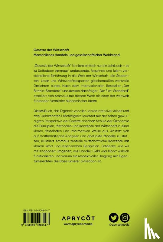 Ammous, Saifedean - Gesetze der Wirtschaft