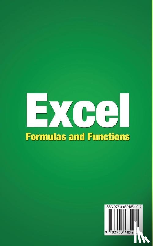 Adam, Ramirez - Excel Formulas and Functions