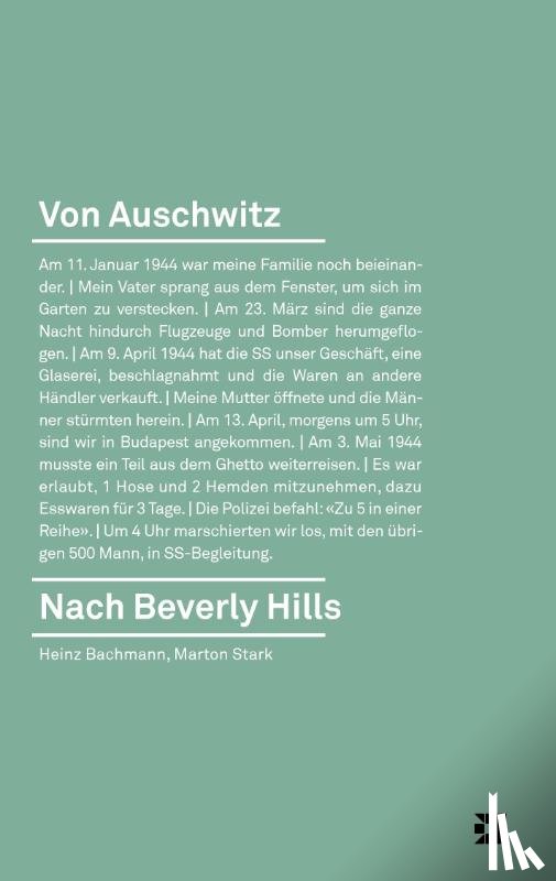 Bachmann, Heinz, Stark, Marton - Von Auschwitz nach Beverly Hills