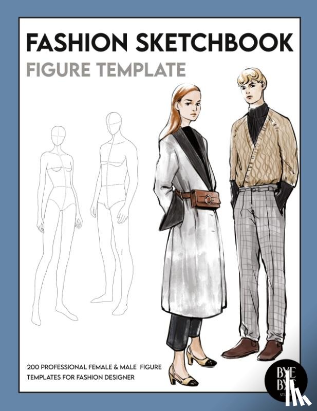 Studio, Bye Bye - Female & Male Fashion Sketchbook Figure Template