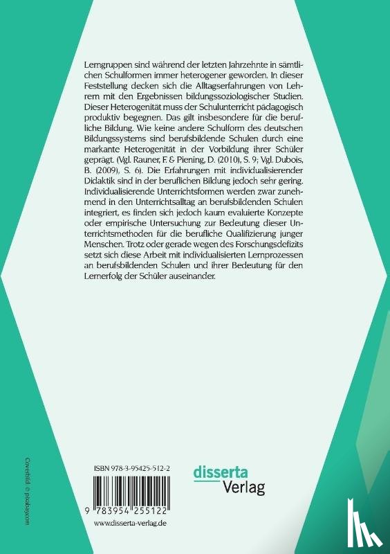 Wesemann, Boris - Individualisiertes Lernen in der beruflichen Bildung