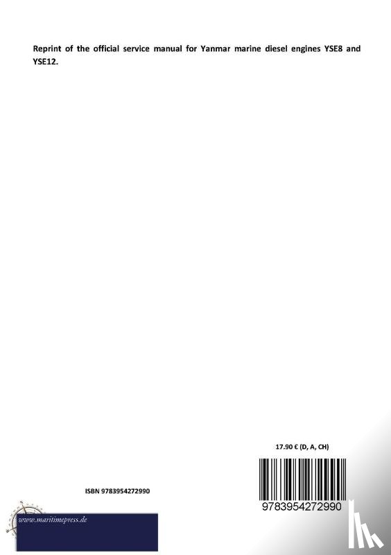  - Yanmar Marine Diesel Engine Yse8