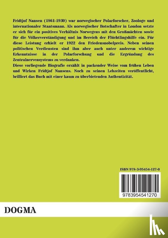Von Enzberg, Eugen - Fridtjof Nansen