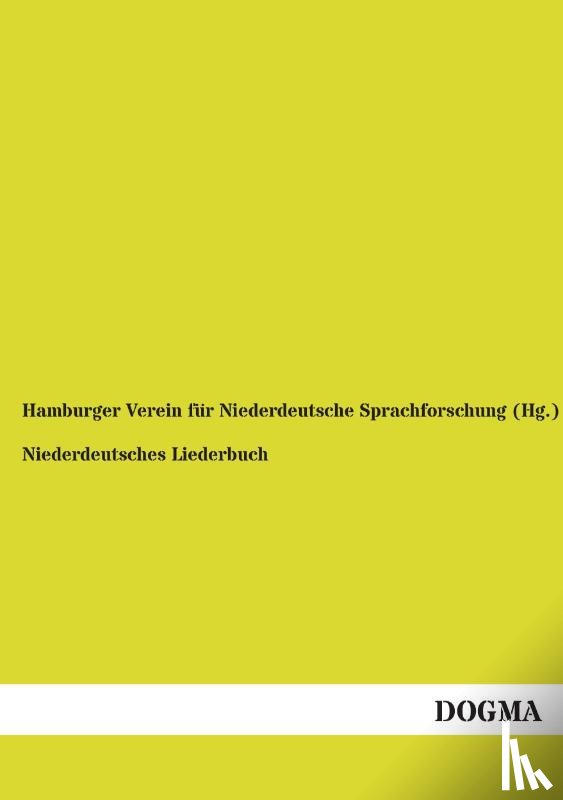 Hamburger Verein Fur Niederdeutsche Spr - Niederdeutsches Liederbuch