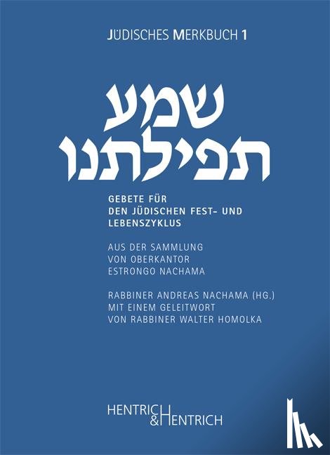  - Gebete für den jüdischen Fest- und Lebenszyklus