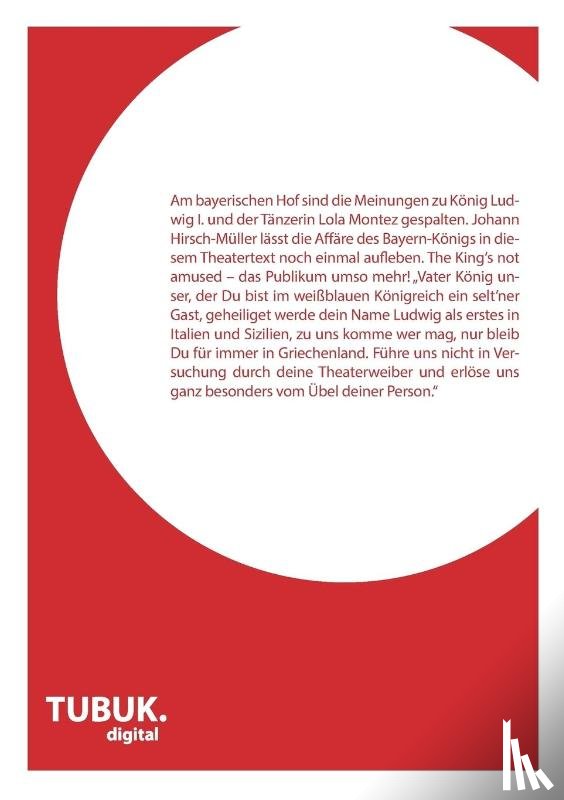 Hirsch-Muller, Johann - Koenig Ludwig I. und Lola Montez