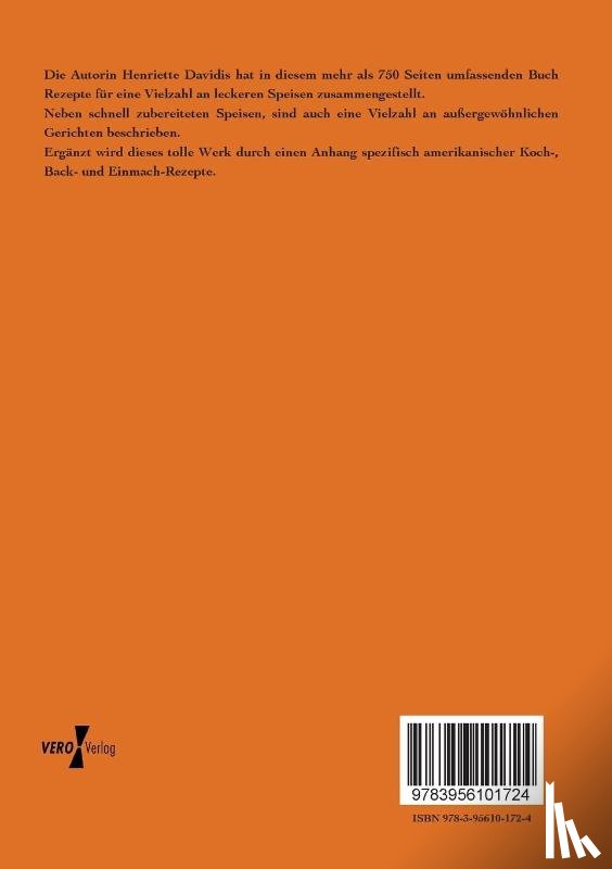 Davidis, Henriette - Praktisches Kochbuch