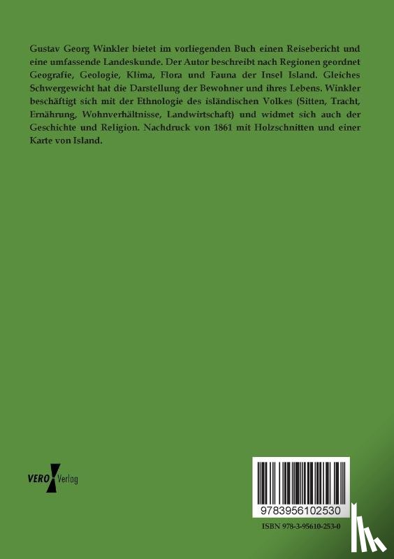 Winkler, Gustav Georg - Island
