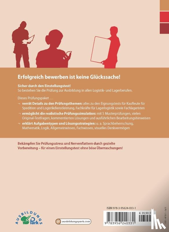 Guth, Kurt, Mery, Marcus - Der Eignungstest / Einstellungstest zur Ausbildung zum Kaufmann für Spedition und Logistikdienstleistung, Fachkraft für Lagerlogistik und Fachlagerist