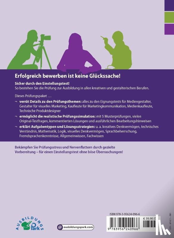 Guth, Kurt, Mery, Marcus - Der Einstellungstest / Eignungstest zur Ausbildung: Mediengestalter, Gestalter für visuelles Marketing, Kaufmann für Marketingkommunikation, Medienkaufmann, Technischer Produktdesigner