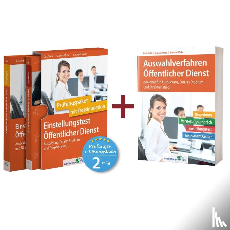Guth, Kurt, Mery, Marcus, Mohr, Andreas - Sparpaket - Einstellungstest + Auswahlverfahren Öffentlicher Dienst