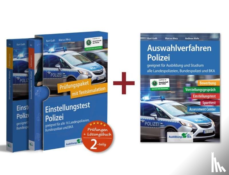 Guth, Kurt, Mery, Marcus - Einstellungstest + Auswahlverfahren Polizei: Paket