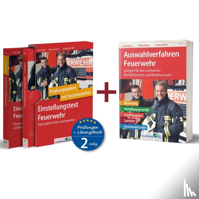 Guth, Kurt, Mery, Marcus, Mohr, Andreas - Paket - Einstellungstest + Auswahlverfahren Feuerwehr