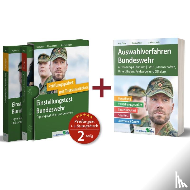 Guth, Kurt, Mery, Marcus, Mohr, Andreas - Paket - Einstellungstest + Auswahlverfahren Bundeswehr