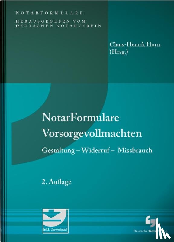  - Notarformulare Vorsorgevollmachten