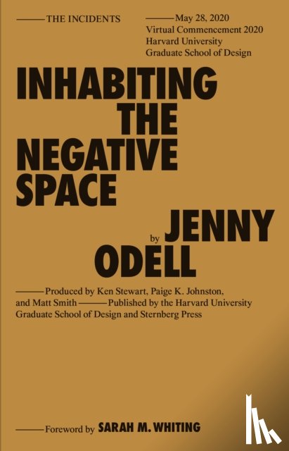 Odell, Jenny - Inhabiting the Negative Space