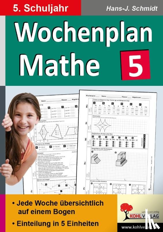 Schmidt, Hans-J. - Wochenplan Mathe / Klasse 5