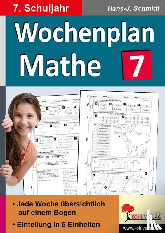 Schmidt, Hans-J. - Wochenplan Mathe / Klasse 7