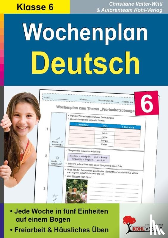 Vatter-Wittl, Christiane - Wochenplan Deutsch 6