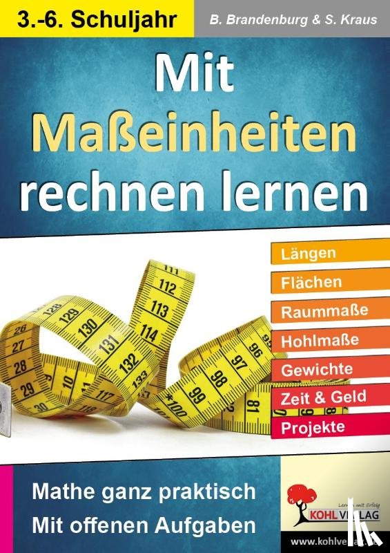 Brandenburg, Birgit, Kraus, Stefanie - Mit Maßeinheiten rechnen lernen