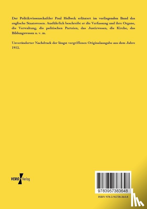 Helbeck, Paul - Wie das englische Volk sich selbst regiert