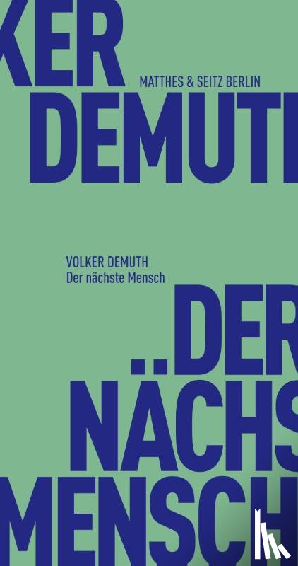 Demuth, Volker - Der nächste Mensch