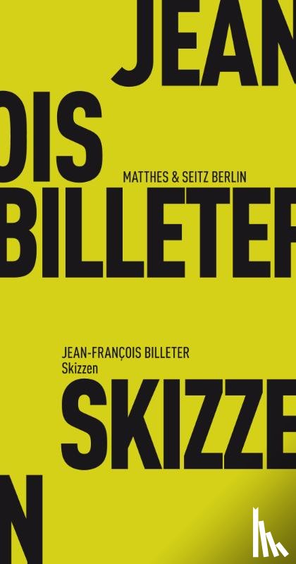 Billeter, Jean François - Skizzen