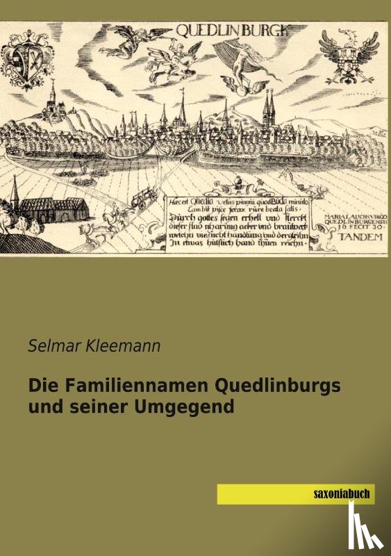  - Die Familiennamen Quedlinburgs und seiner Umgegend
