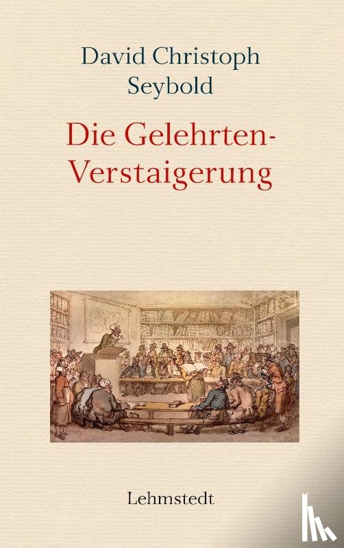 Seybold, David Christoph - Die Gelehrten-Verstaigerung
