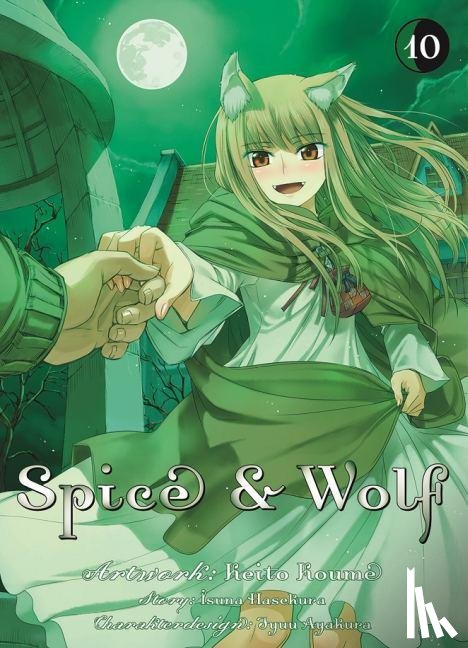 Hasekura, Isuna, Koume, Keito - Spice & Wolf 10