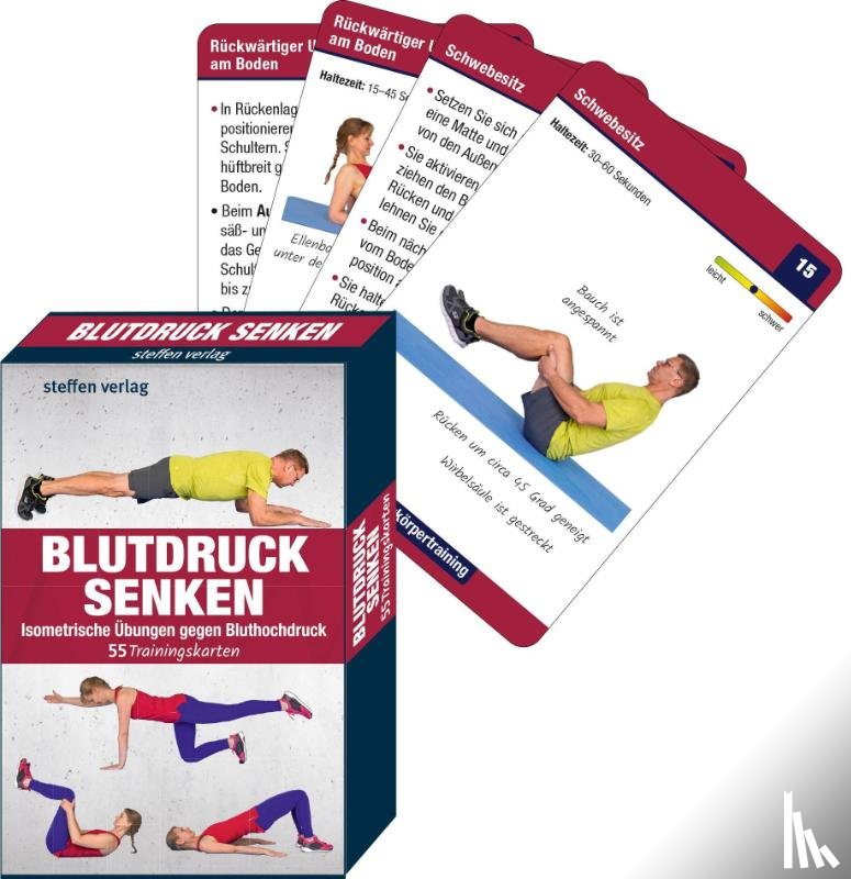 Thomschke, Ronald, Paulitz, Benno - Trainingskarten Blutdruck senken