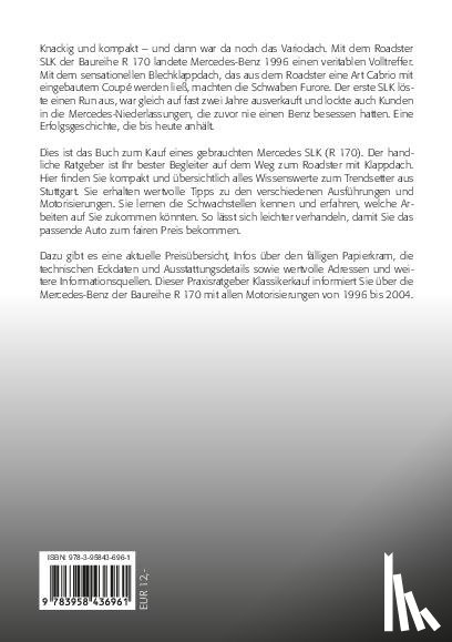 Zoporowski, Tobias - Praxisratgeber Klassikerkauf Mercedes-Benz SLK (R 170)
