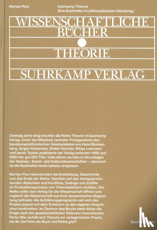 Paul, Morten - Suhrkamp Theorie