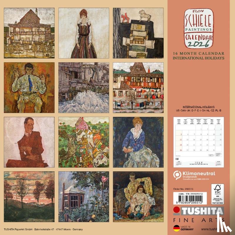  - Egon Schiele - Paintings 2026