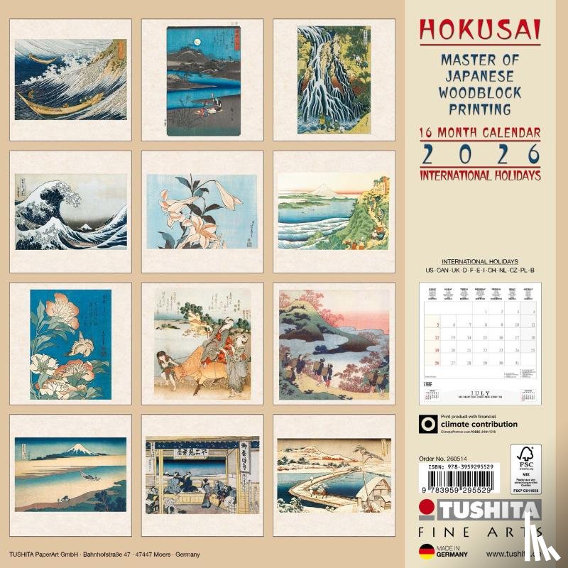  - Hokusai - Japanese Woodblock Printing 2026