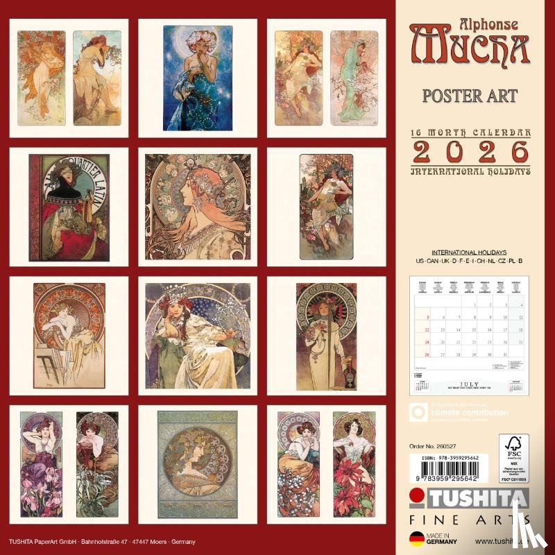  - Alphonse Mucha - Poster Art 2026