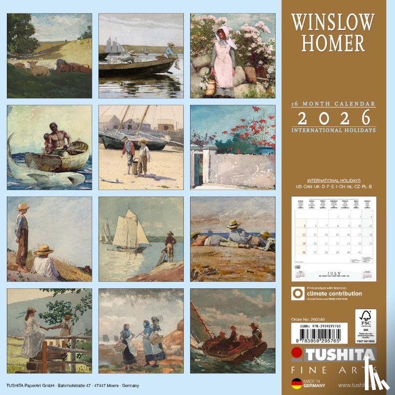  - Winslow Homer 2026