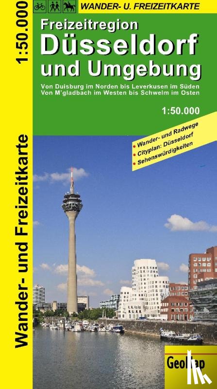  - Radwanderkarte Düsseldorf und Umgebung 1 : 50 000