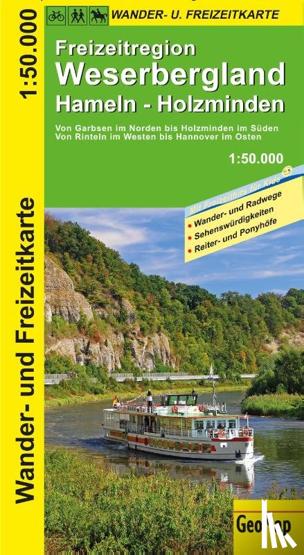  - Weserbergland 1:50.000 Wander- und Freizeitkarte
