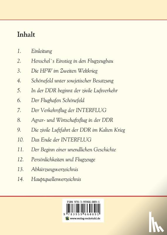Materna, Horst - Chronik der Ereignisse - Geschichte des Flughafen Berlin-Schönefeld von 1933 bis 2000