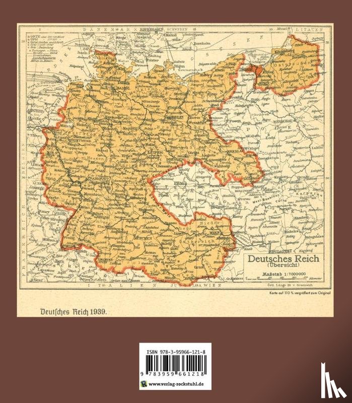  - Historische Karten: DEUTSCHLAND - Das neue Reich 1939