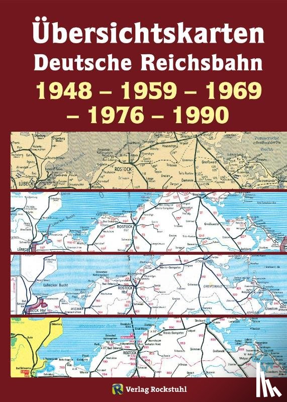  - Übersichtskarten der Deutschen Reichsbahn 1948 - 1959 - 1969 - 1976 - 1990