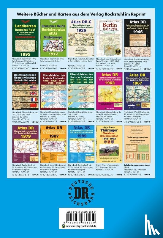  - ATLAS DR 1989 - Eisenbahnstreckenlexikon der Deutschen Reichsbahn