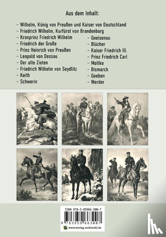 Fontane, Theodor - Preußische Generäle