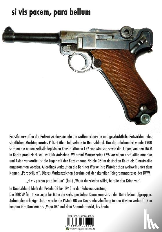 Koch, Olaf - Faustfeuerwaffen der Polizei und Gendarmerie im Deutschen Reich bis 1945