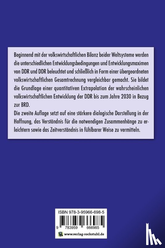 Ulf, Gerber - Die Volkswirtschaft der DDR