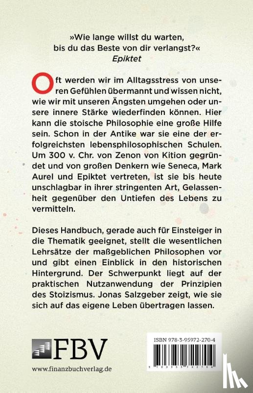 Salzgeber, Jonas - Das kleine Handbuch des Stoizismus