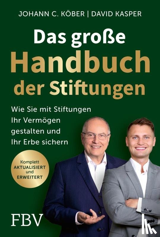 Köber, Johann C., Kasper, David - Das große Handbuch der Stiftungen
