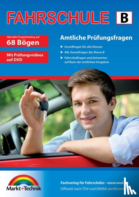  - Führerschein Fragebogen Klasse B - Auto Theorieprüfung original amtlicher Fragenkatalog auf 71 Bögen
