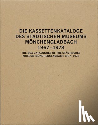 Rennert, Susanne, Titz, Susanne - The Box Catalogues of the Stadtisches Museum Monchengladbach 1967-78